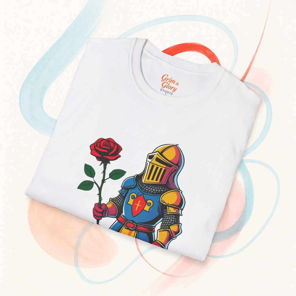 Charming Knight T-Shirt, Cute Hero Shirt, Funny Gift for Him