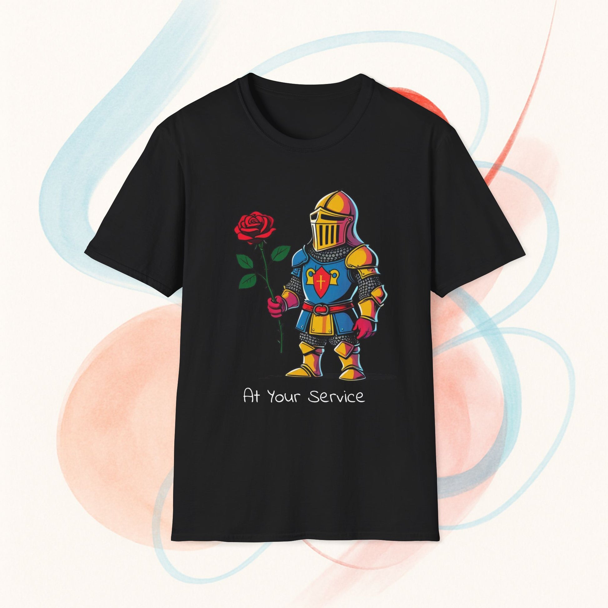 Charming Knight T-Shirt, Cute Hero Shirt, Funny Gift for Him