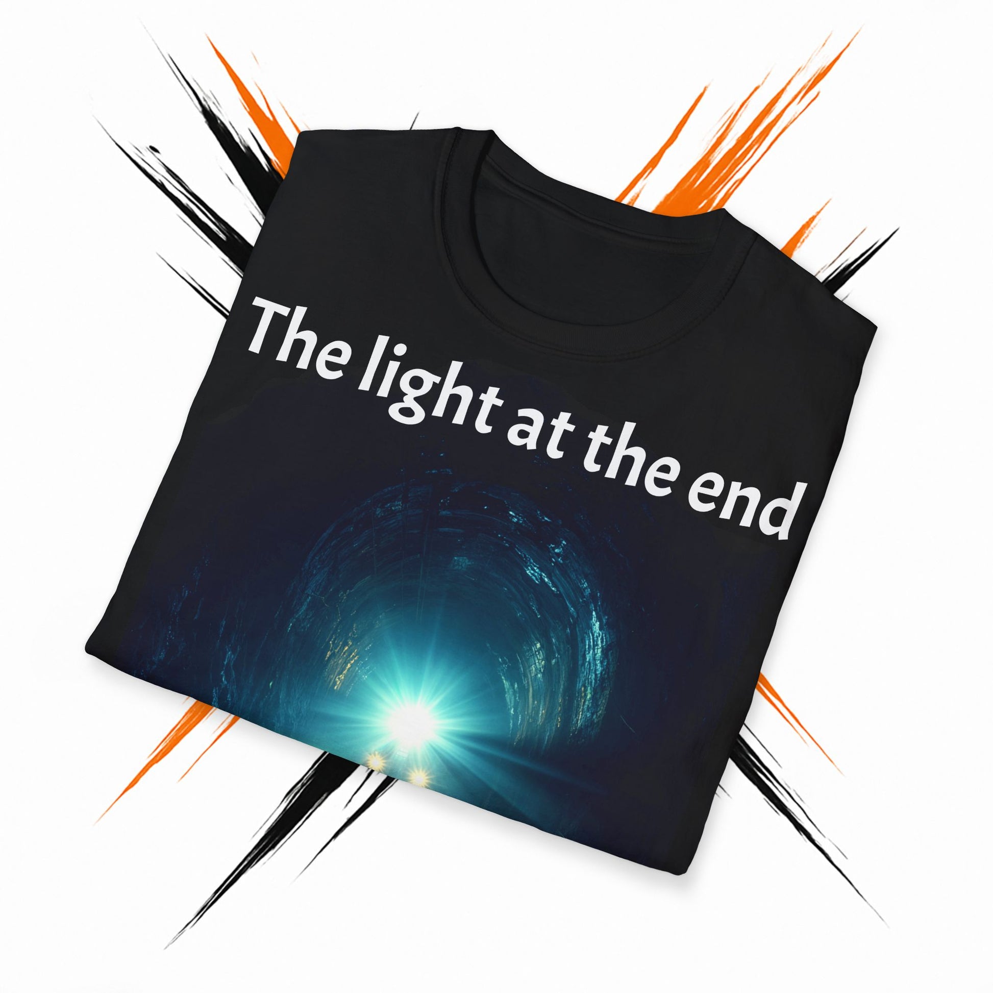 Funny Unisex T-Shirt: 'The Light at the End Lied!', Humor Tee for Gifts, Sarcasm Clothing