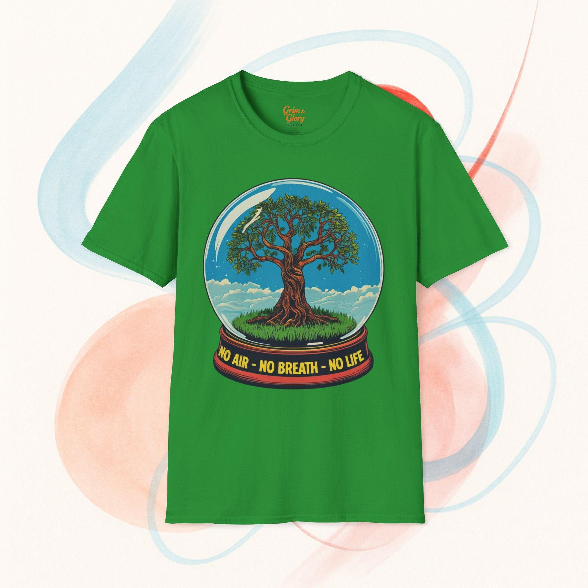Tree of Life T-Shirt – Nature Graphic Tee, Eco Message Shirt, Climate Awareness Apparel
