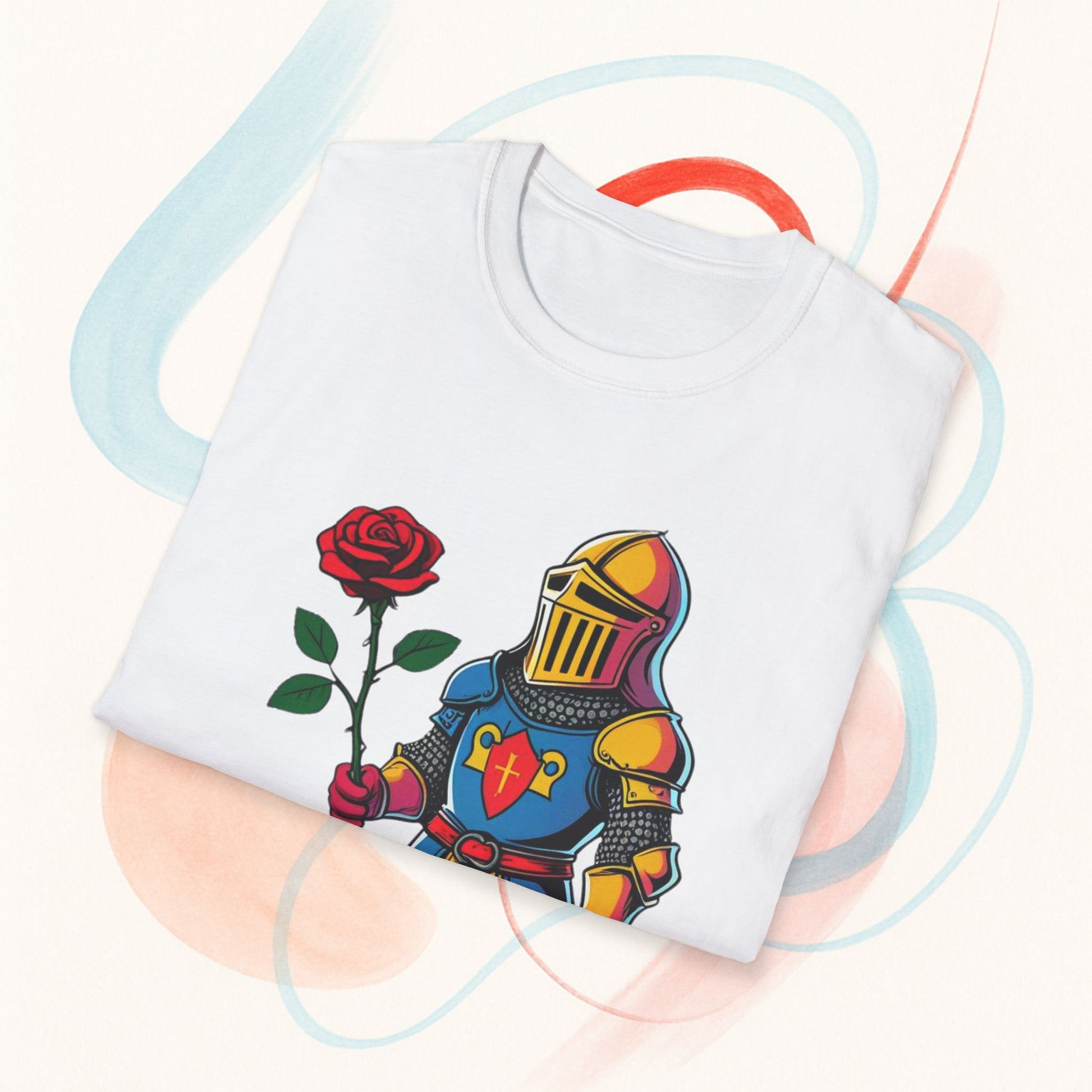 Charming Knight T-Shirt, Cute Hero Shirt, Funny Gift for Him