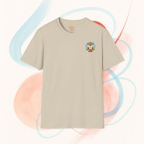 Cute Otter Graphic Tee – Softstyle T-Shirt, Animal Lover Shirt, Fun Summer Outfit