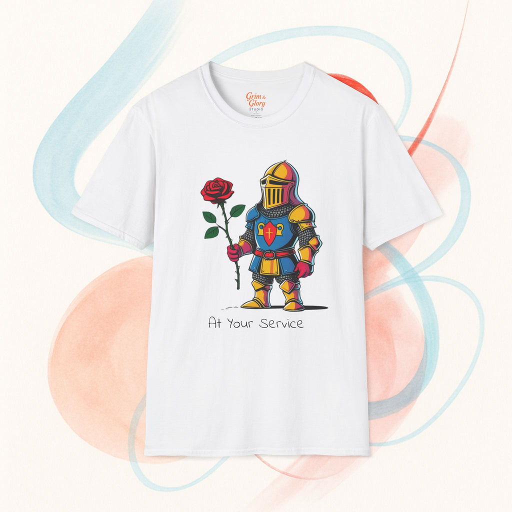 Charming Knight T-Shirt, Cute Hero Shirt, Funny Gift for Him