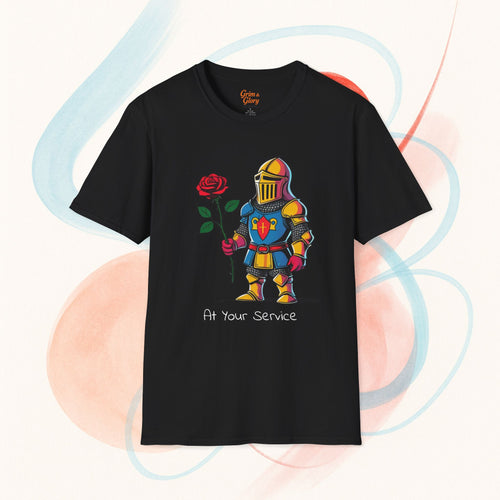 Charming Knight T-Shirt, Cute Hero Shirt, Funny Gift for Him