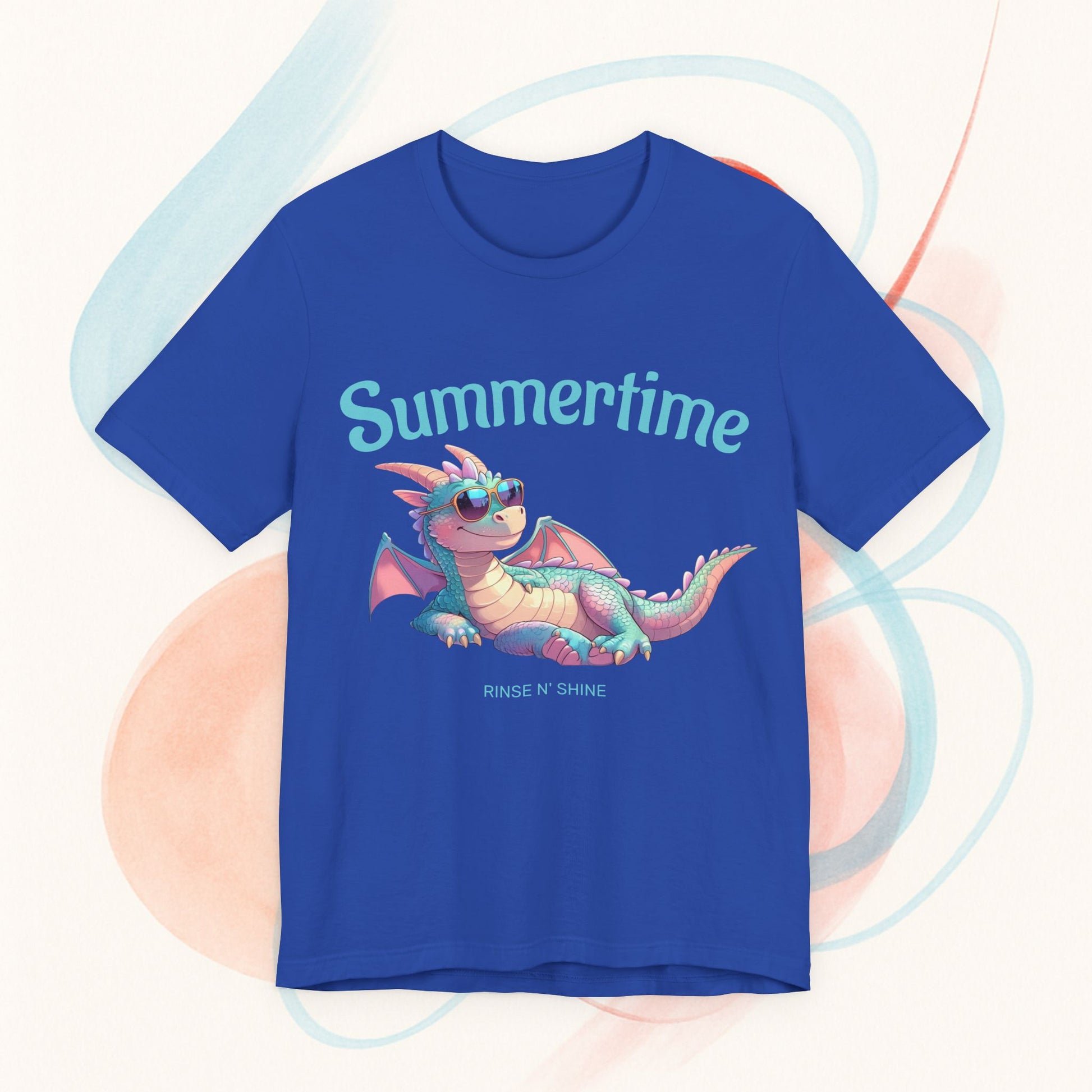 Summertime Dragon T-Shirt – Fun Gift Idea for Dragon Fans and Fantasy Lovers