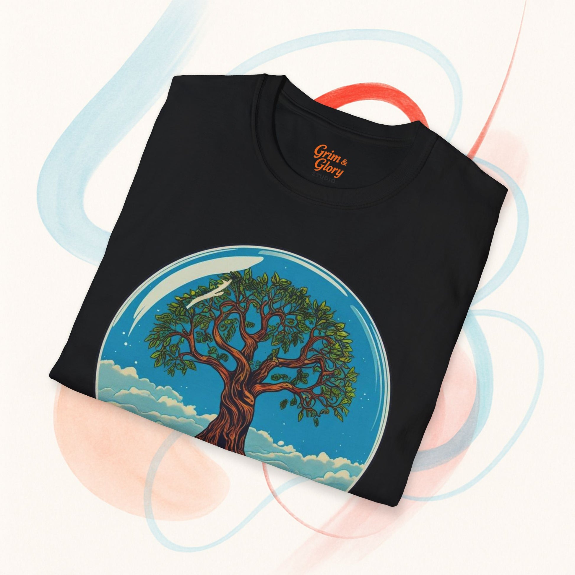 Tree of Life T-Shirt – Nature Graphic Tee, Eco Message Shirt, Climate Awareness Apparel