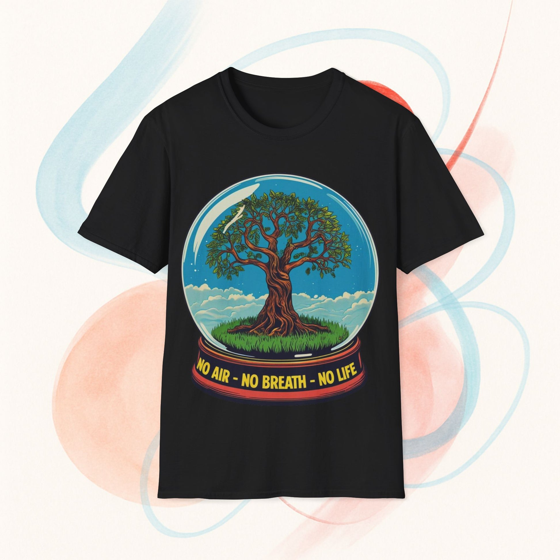 Nature-Inspired T-Shirt, Tree Graphic Tee, Eco-Friendly Apparel