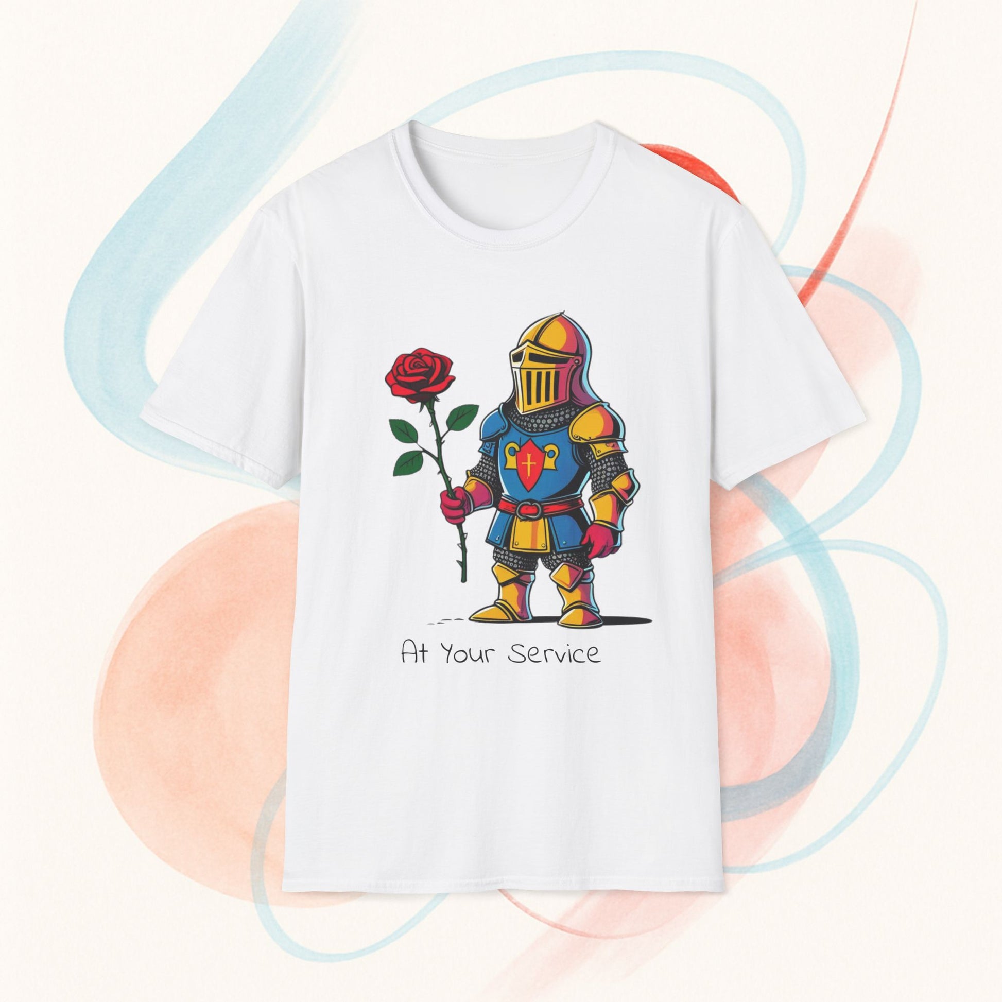 Charming Knight T-Shirt, Cute Hero Shirt, Funny Gift for Him