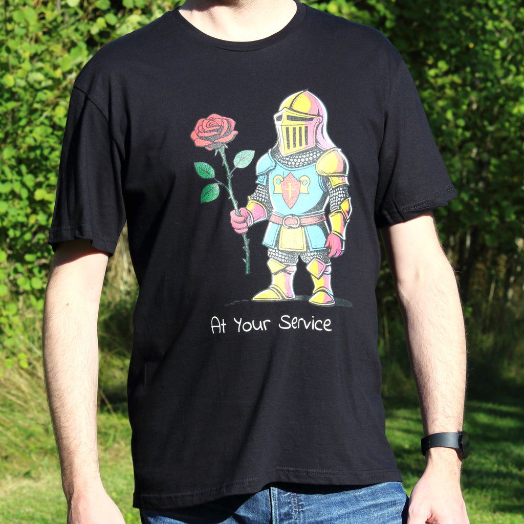 Charming Knight T-Shirt, Cute Hero Shirt, Funny Gift for Him