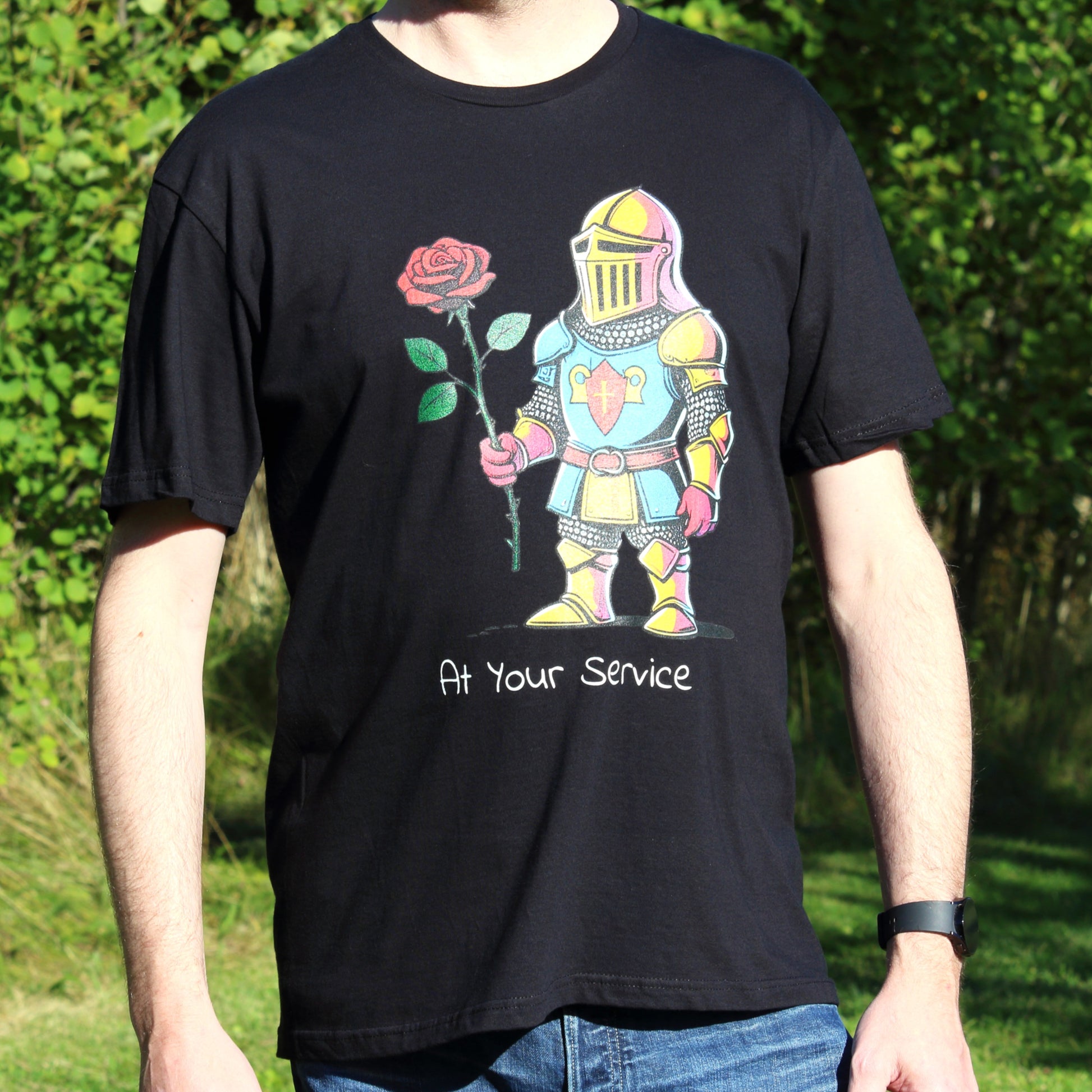 Charming Knight T-Shirt, Cute Hero Shirt, Funny Gift for Him